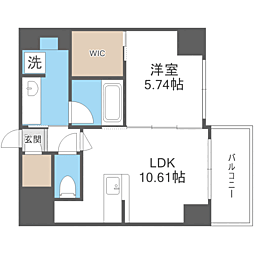 間取図画像 1LDK