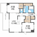 BPRレジデンス高宮2階13.4万円