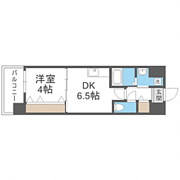 Ｒｅｎｏａｓ　ＨＡＫＡＴＡ 8階1DKの間取り