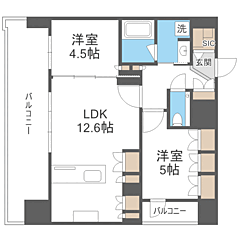 物件の間取り