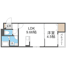 間取図画像 1LDK