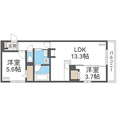 物件の間取り