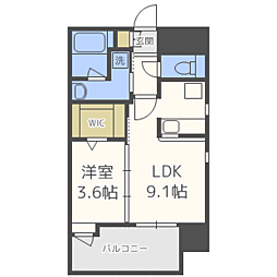 間取図画像 1LDK