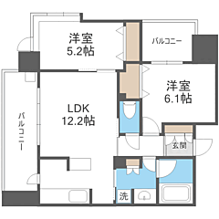 物件の間取り