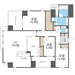 物件の間取り