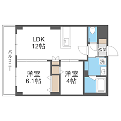物件の間取り