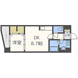 スタンドリバーしののめ 1LDKの間取図画像