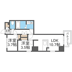 物件の間取り