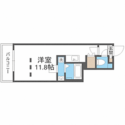 GRANPASEO大濠 1LDKの間取図画像