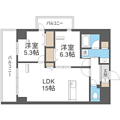 物件の間取り