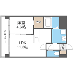 WISTERIA SUITE 1LDKの間取図画像