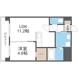 WISTERIA SUITE 1LDKの間取図画像
