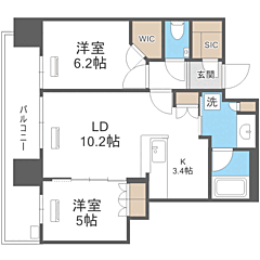 物件の間取り