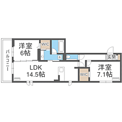 物件の間取り
