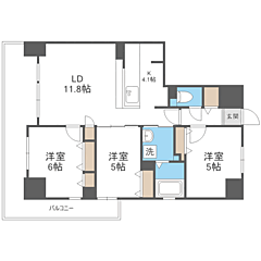 物件の間取り