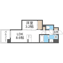 物件の間取り