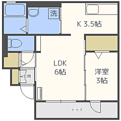 物件の間取り