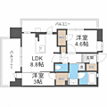 アクタス福岡県庁前グランネクスト5階12.8万円