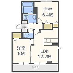 物件の間取り