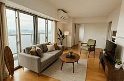 グローリオタワー巣鴨 23階3LDKのリビング/ダイニング