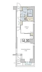 Brillia ist 文京六義園 2階1LDKの間取り