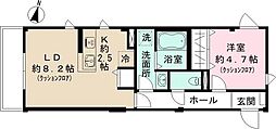 ユアメゾン立教通り 1LDKの間取図画像