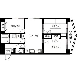 アソシエール護国寺 3LDKの間取図画像