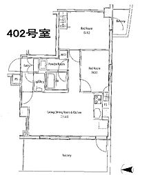 SOCIETYOPUS-ONE 2LDKの間取図画像