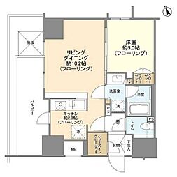 シティハウス西池袋 1LDKの間取図画像