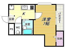 須賀OKIハウス  ｜ 大阪府富田林市須賀2丁目（賃貸マンション1K・2階・23.90㎡） その2