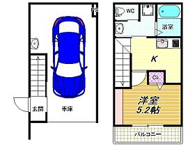 あんしんVieM恵我之荘13-1010  ｜ 大阪府羽曳野市南恵我之荘1丁目（賃貸一戸建1K・1階・30.78㎡） その2