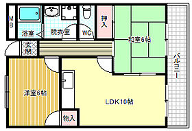 メゾンベルエール  ｜ 大阪府富田林市小金台2丁目（賃貸マンション2LDK・1階・60.00㎡） その2