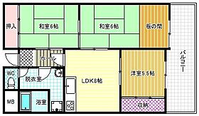 国分ウエスト  ｜ 大阪府柏原市国分西2丁目（賃貸マンション3LDK・3階・66.50㎡） その2