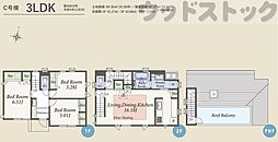 中野区白鷺2丁目 新築戸建 C号棟