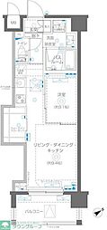 ZOOM立川CinemaSite 1LDKの間取図画像