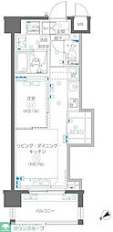 ZOOM立川CinemaSite 1LDKの間取図画像
