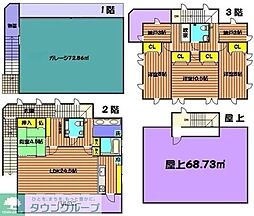 利部邸 4SLDKの間取り