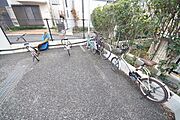 駐輪場です。