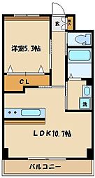 グランドパレス 1LDKの間取図画像