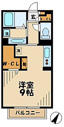 ファミールK ワンルームの間取図画像