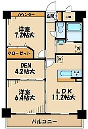 GrandeFiore 1SLDKの間取図画像