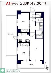 ファミルート八王子 1SLDKの間取図画像