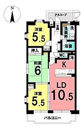 間取図画像 3LDK