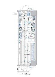 東京メトロ丸ノ内線 池袋駅 徒歩7分の賃貸マンション 5階1Kの間取り