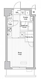 JR山手線 大塚駅 徒歩6分の賃貸マンション 8階1Kの間取り