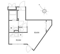 間取図画像 ワンルーム
