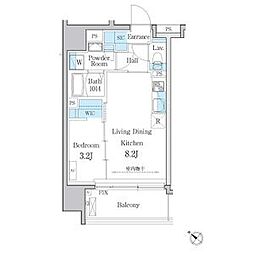 デュオメゾン文京白山 1LDKの間取図画像