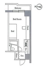 アレックス日乃本 ワンルームの間取図画像