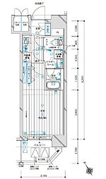 MAINSTAGE駒込ラ・ヴェール 1Kの間取図画像