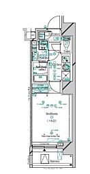 ガリシア千石 1Kの間取図画像
